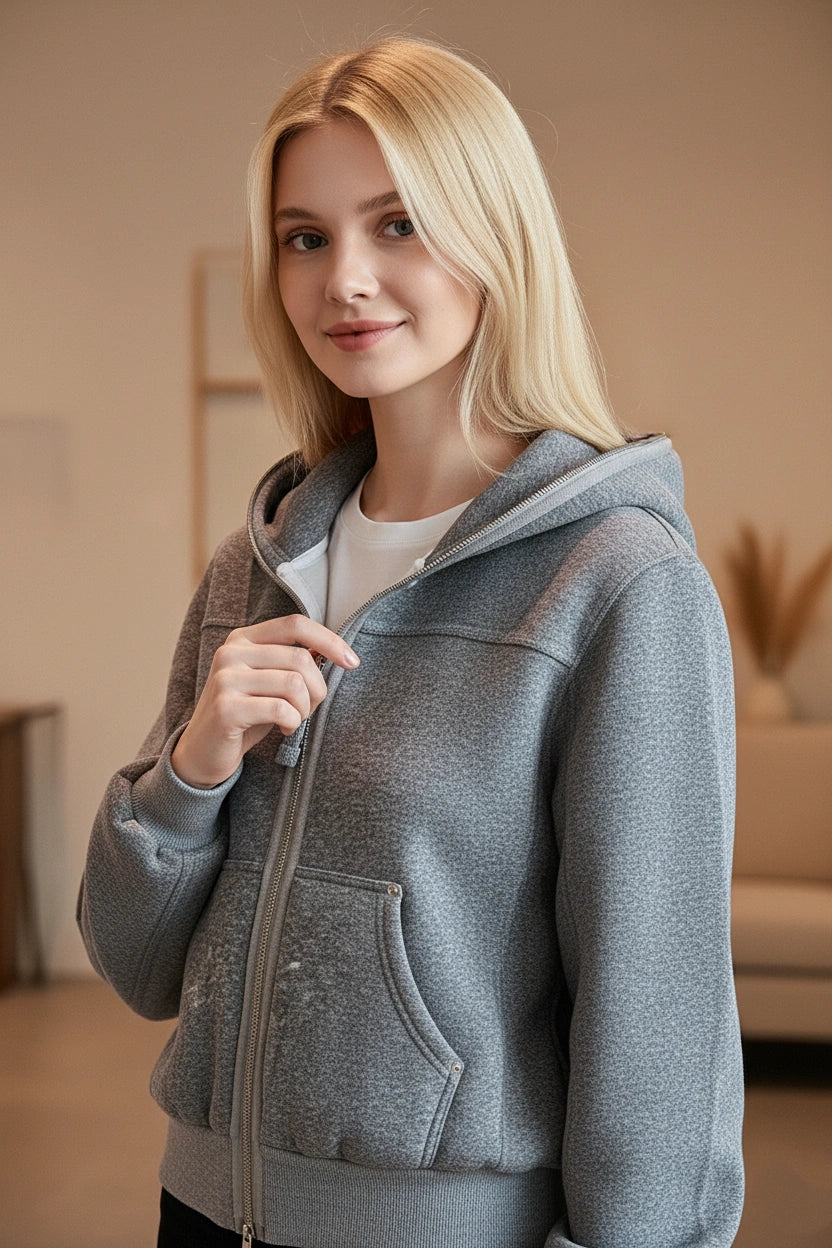 Double-Zip Hoodie