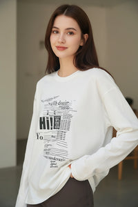 Cotton Printed Long Sleeve