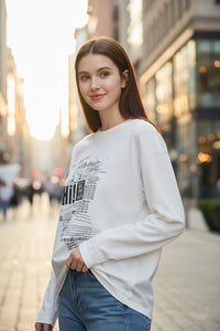 Cotton Printed Long Sleeve