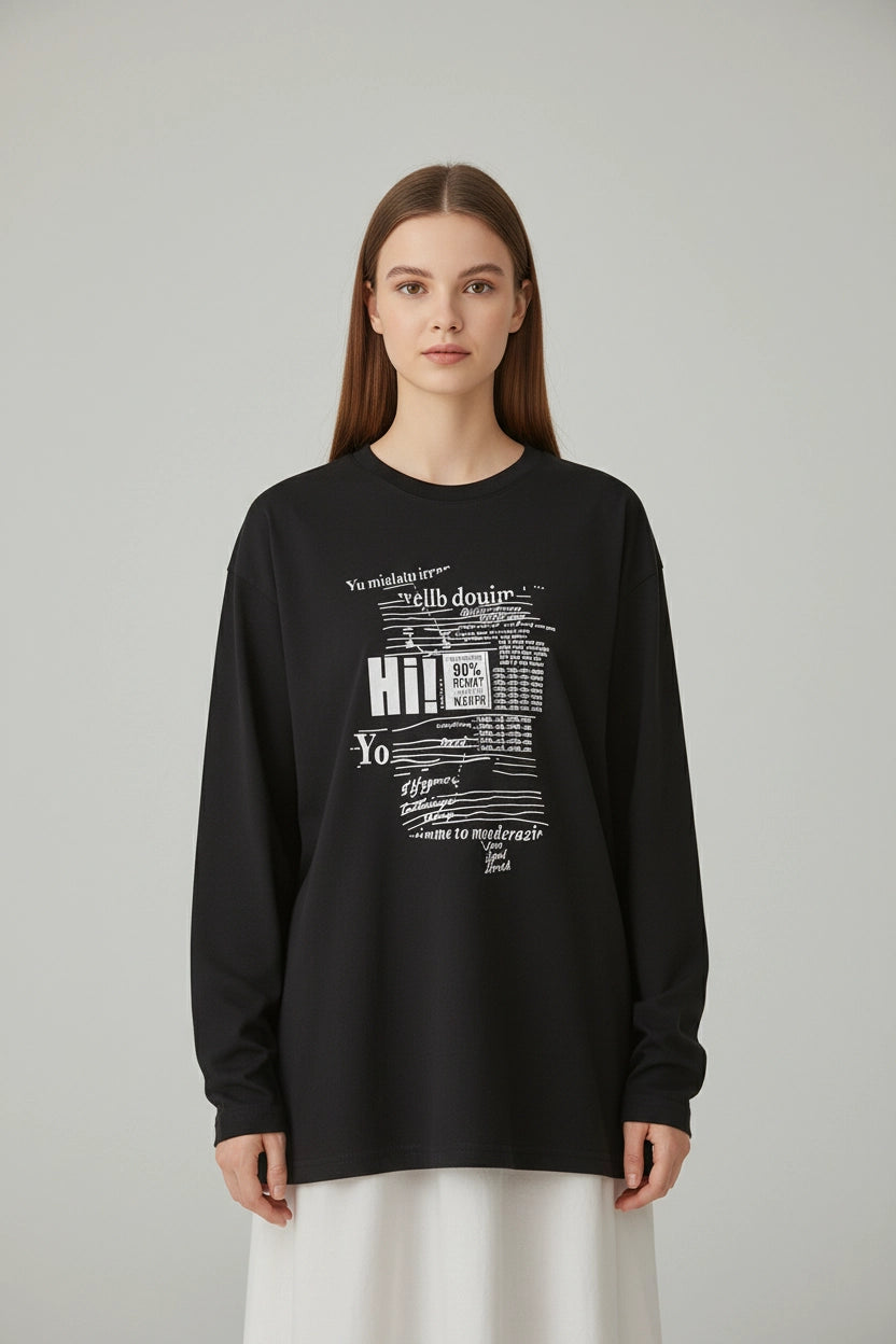 Cotton Printed Long Sleeve