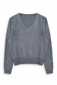 V-Neck Knit Sweater