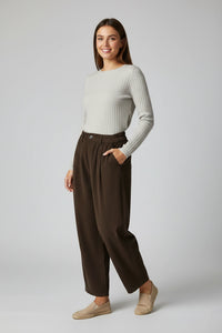 Corduroy Loose-Fit Pants