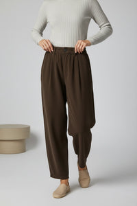 Corduroy Loose-Fit Pants