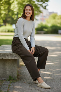 Corduroy Loose-Fit Pants