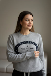 Round-Neck Loose Fit Sweater