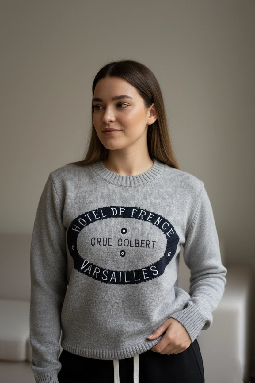 Round-Neck Loose Fit Sweater