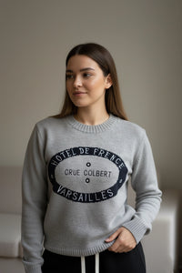 Round-Neck Loose Fit Sweater