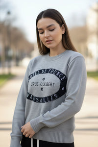 Round-Neck Loose Fit Sweater