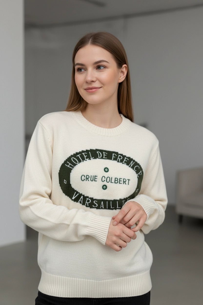 Round-Neck Loose Fit Sweater