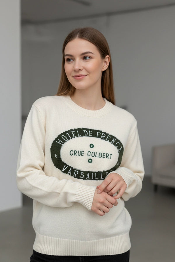 Round-Neck Loose Fit Sweater