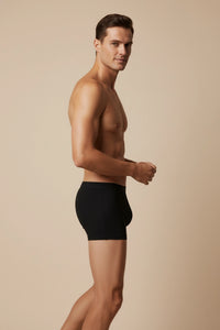 Men’s Antibacterial Cotton 4“ Boxer Briefs (4-Pack)