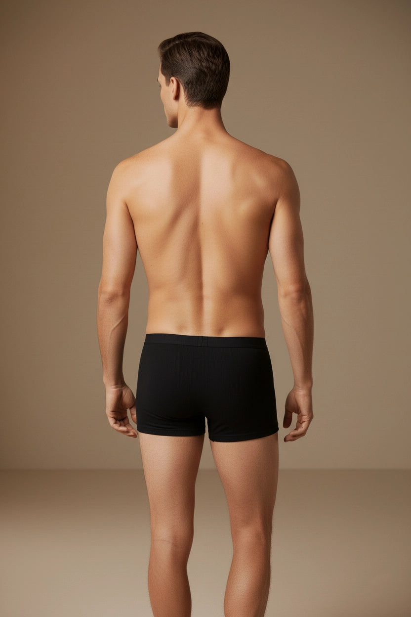 Men’s Antibacterial Cotton 4“ Boxer Briefs (4-Pack)