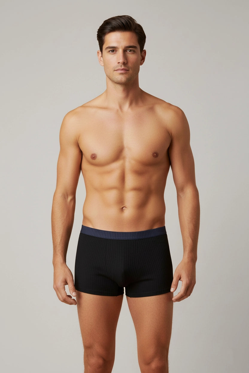 Men’s Cotton Antibacterial 4“ Boyshorts (4-Pack)