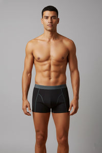 Men’s Cotton Sports Breathable 4" Boxer Briefs(4-Pack)
