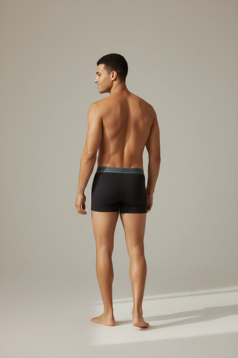 Men’s Cotton Sports Breathable 4" Boxer Briefs(4-Pack)