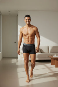 Men’s Cotton Sports Breathable 4" Boxer Briefs(4-Pack)