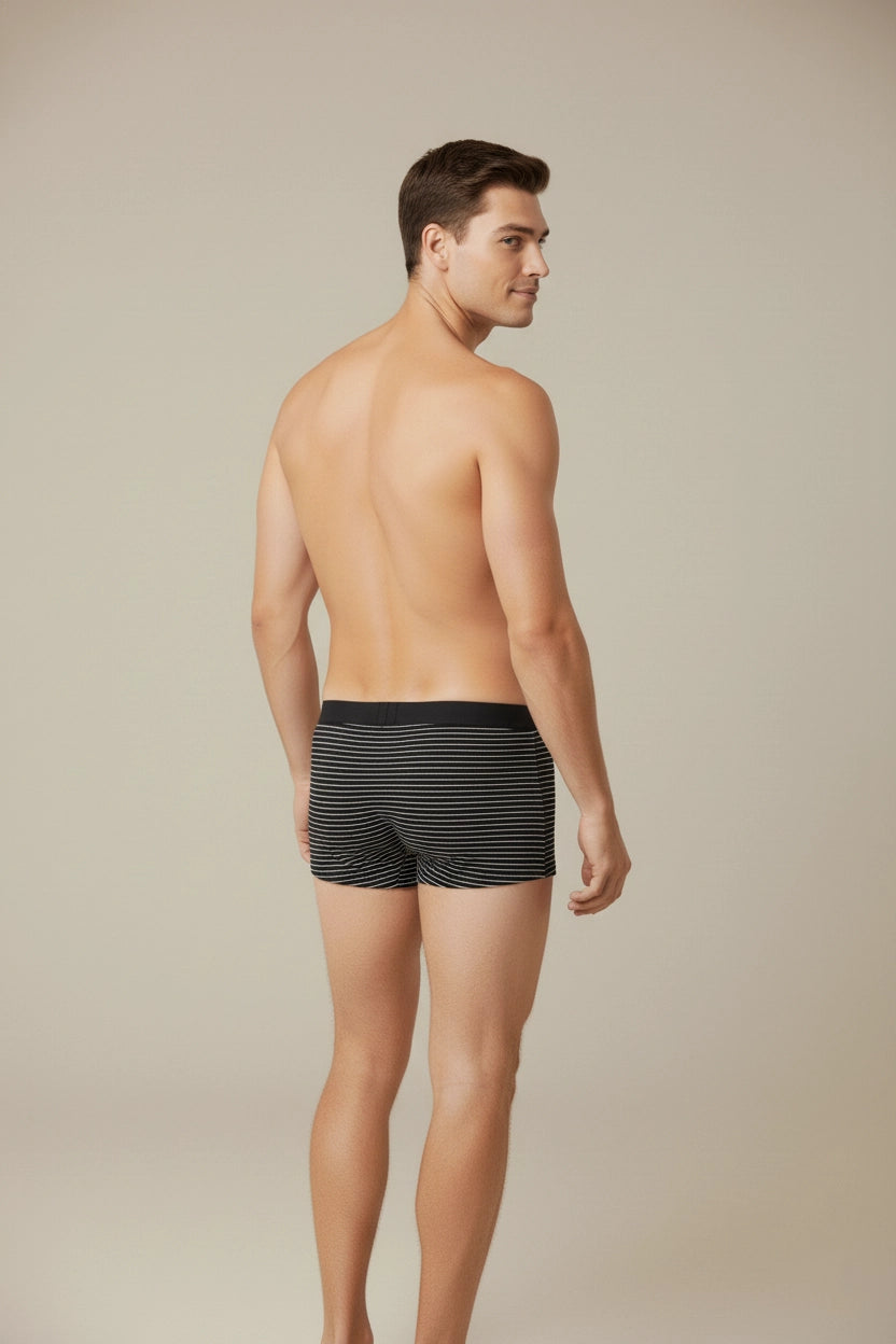 Men’s Modal Cotton Breathable 4" Boxer Briefs (4-Pack)