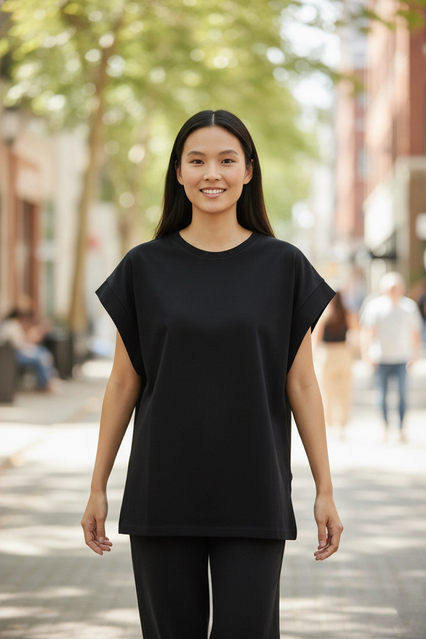 Cotton Loose Short Sleeve T-Shirt