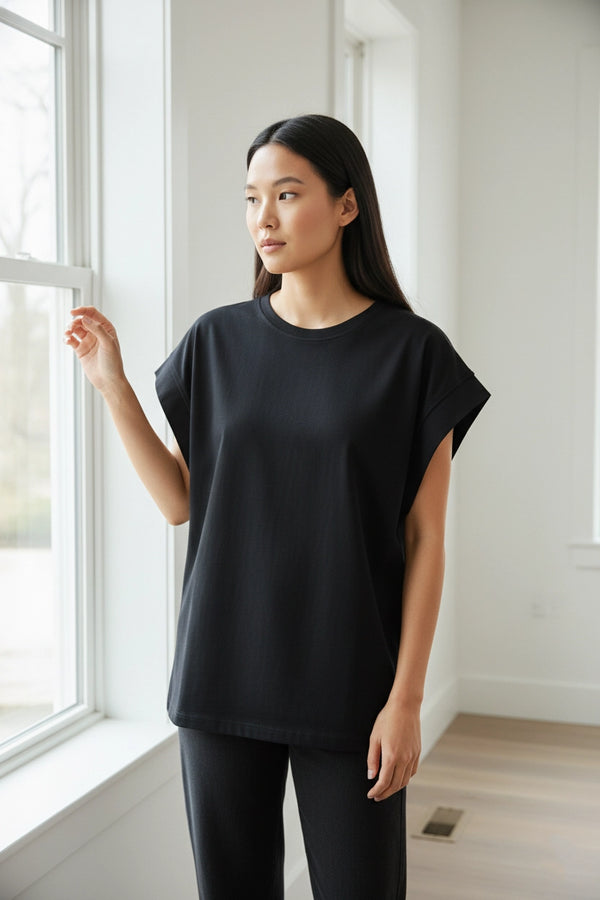 Cotton Loose Short Sleeve T-Shirt