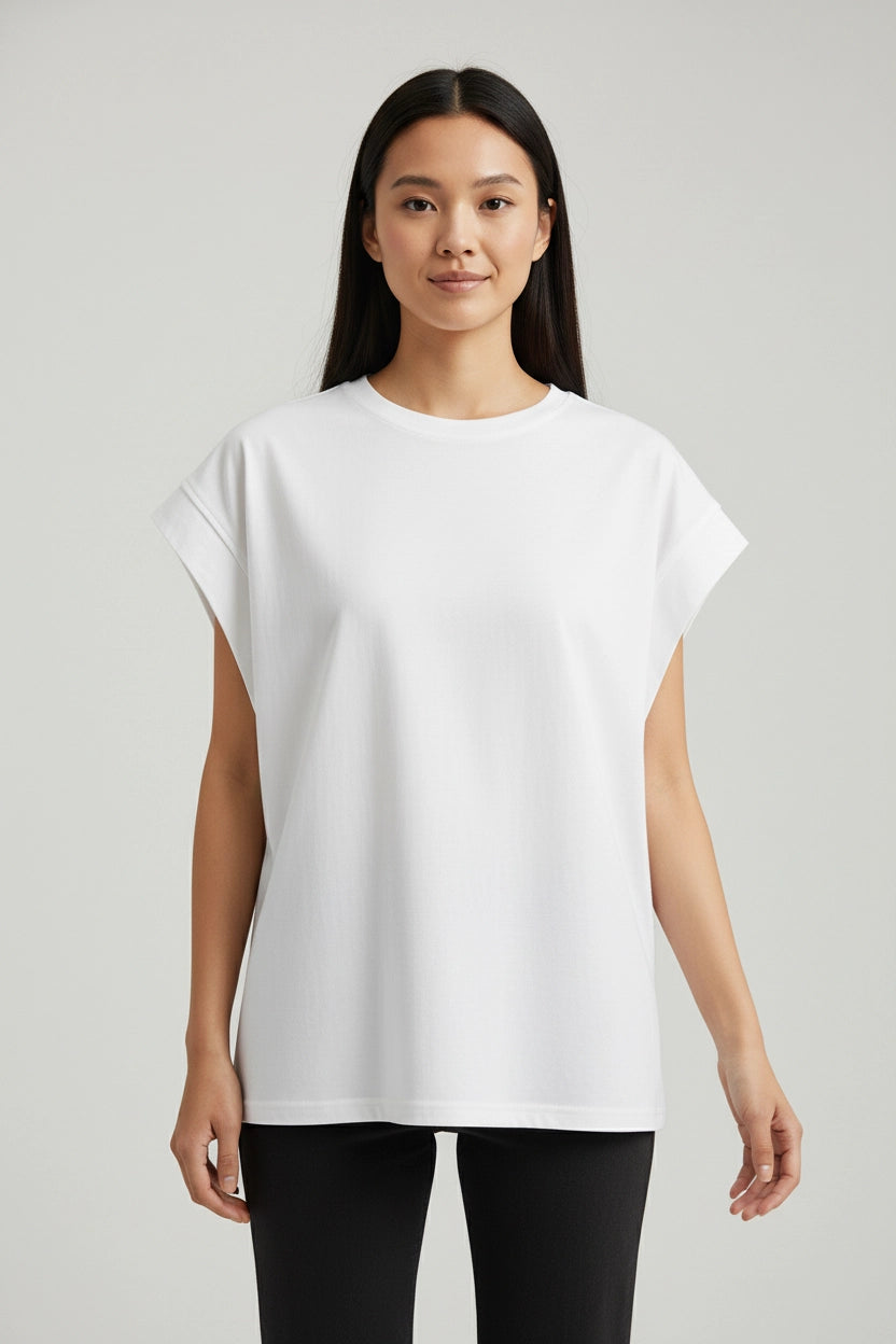 Cotton Loose Short Sleeve T-Shirt
