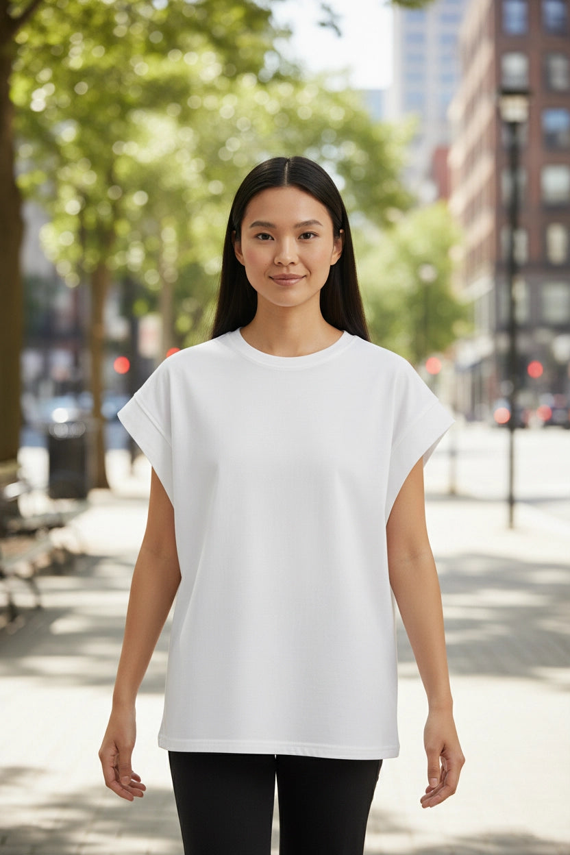 Cotton Loose Short Sleeve T-Shirt