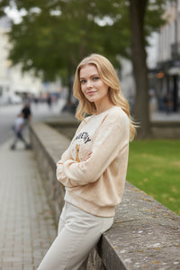 Bear Print Long Sleeve Sweatshirt