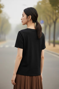 Women’s Premium Cotton V-Neck T-Shirt