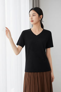 Women’s Premium Cotton V-Neck T-Shirt