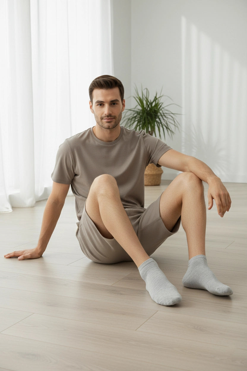 Men’s Active Fresh Cotton Ankle Socks (4-Pack)