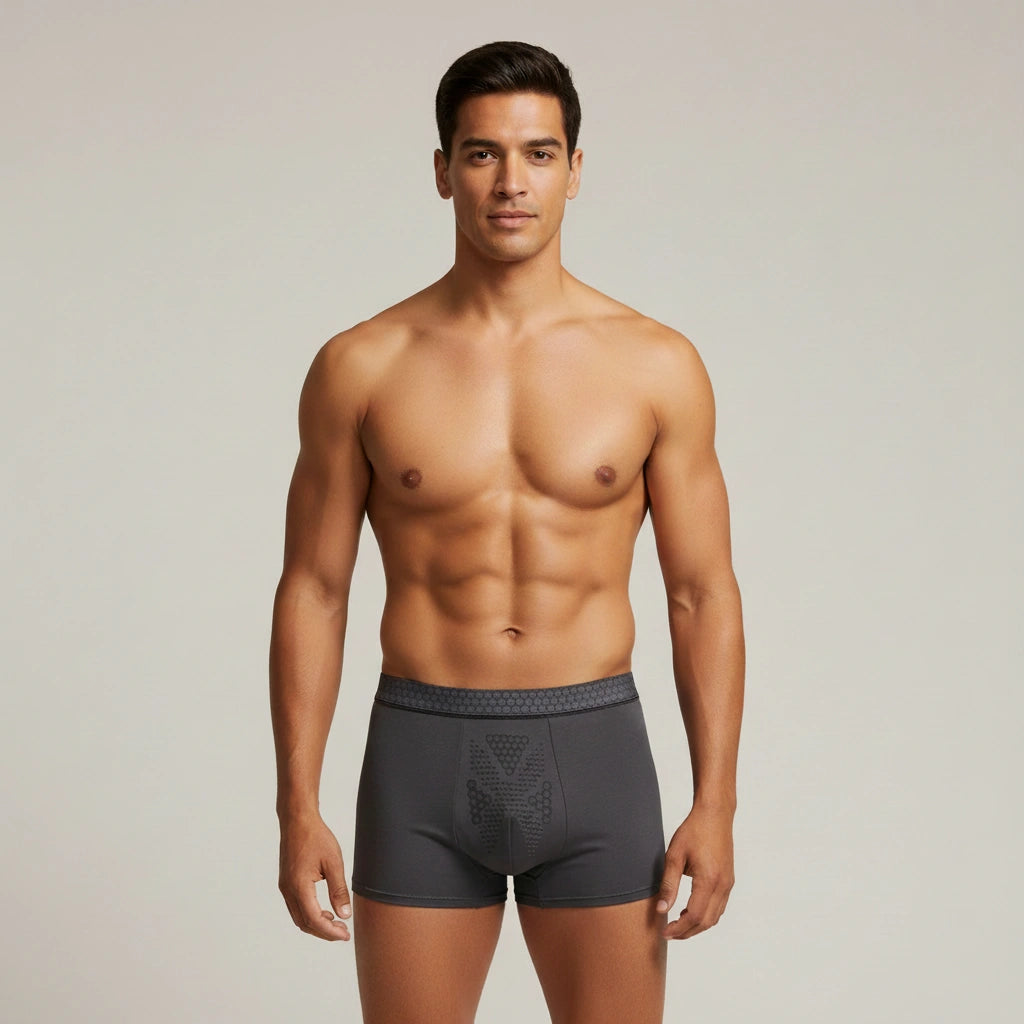 Men’s Modal Antibacterial 4“ Boxer Briefs (4-Pack)