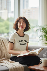 Casual Slim Ringer Tee