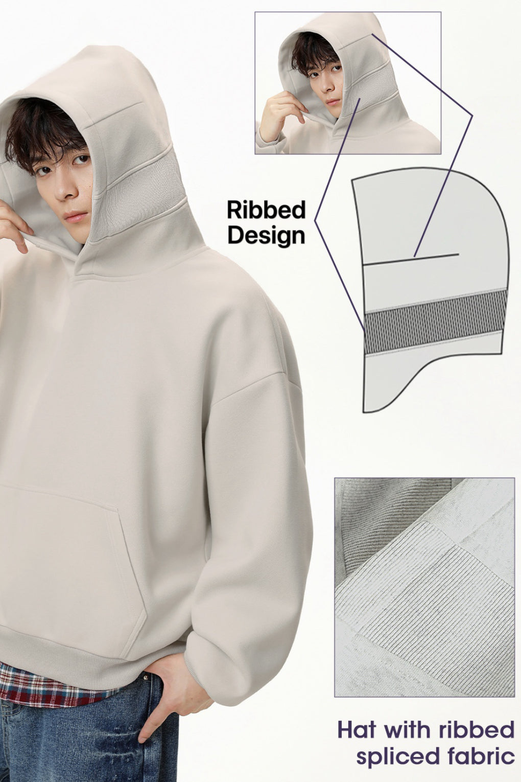 Casual Cotton Pullover Hoodie