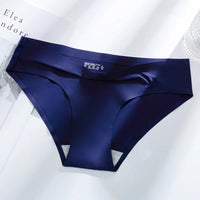 Seamless Ice Silk Cooling Underwear – High-Stretch & Antibacterial Panties for Ultimate Comfort