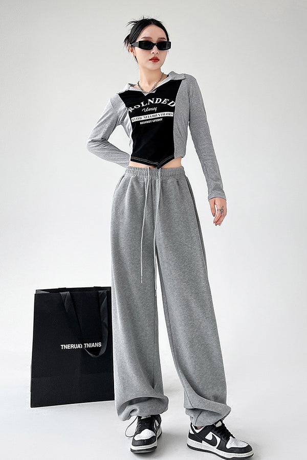 Women’s High-Waist Wide-Leg Sweatpants
