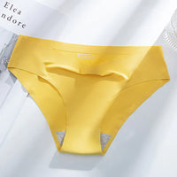 Seamless Ice Silk Cooling Underwear – High-Stretch & Antibacterial Panties for Ultimate Comfort