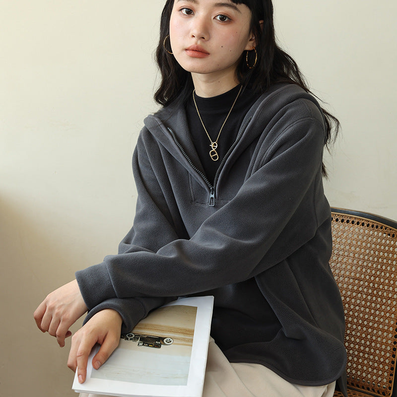 Women’s Heavyweight Oversized Hoodie – Thick & Cozy Pullover