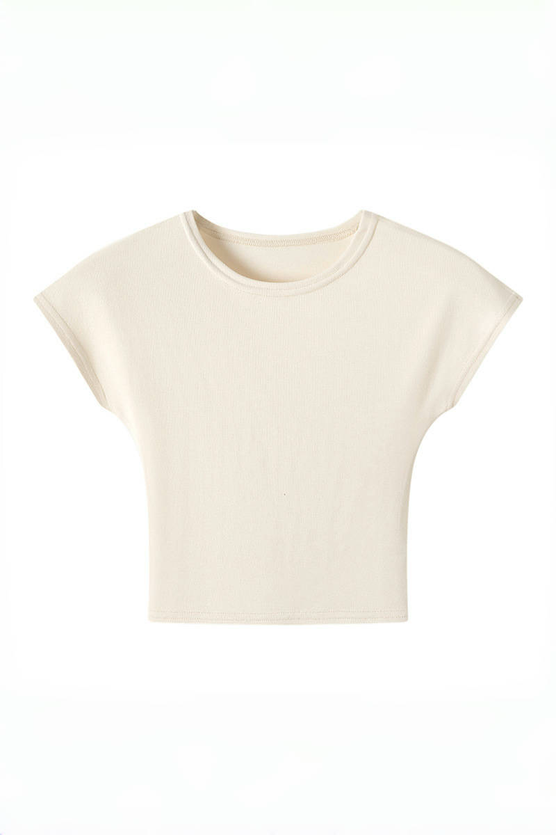 Minimalist Slim Fit Viscose T-Shirt