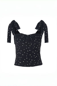 Polka Dot Strap Cami Top