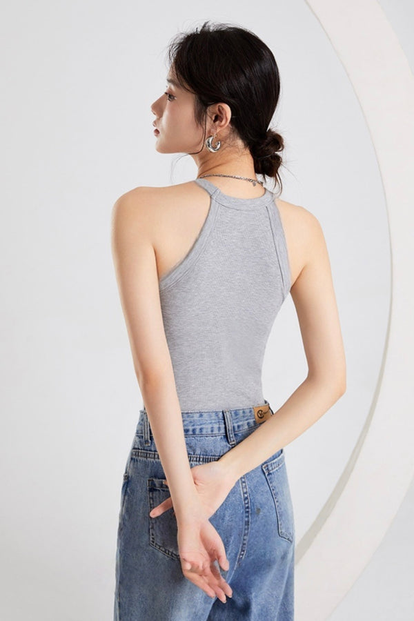 Back-Shaping Padded Spaghetti Strap Camisole – Sculpting Support & Seamless Comfort