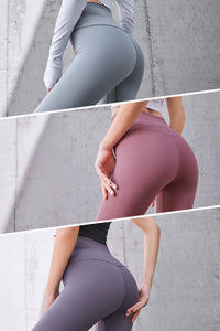 Women’s High-Waisted Seamless Peach-Lift Yoga Pants – Sculpting, Cooling & Flexible