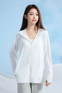 Women’s Plus-Size UV Protection Sun Coat – Loose Fit & Breathable Lightweight Layer