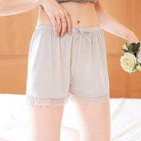 Women’s Loose Fit Ice Silk Lace Safety Shorts – Anti-Exposure, Cooling & Breathable