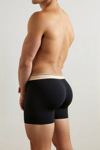 Men’s Cotton Antibacterial 4" Boxers Briefs (4-Pack)