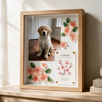 Cherry Blossom Pet Celebration Shadow Box