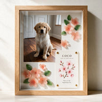 Cherry Blossom Pet Celebration Shadow Box