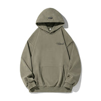 Retro Heavyweight Hoodie – Embroidered Lettering