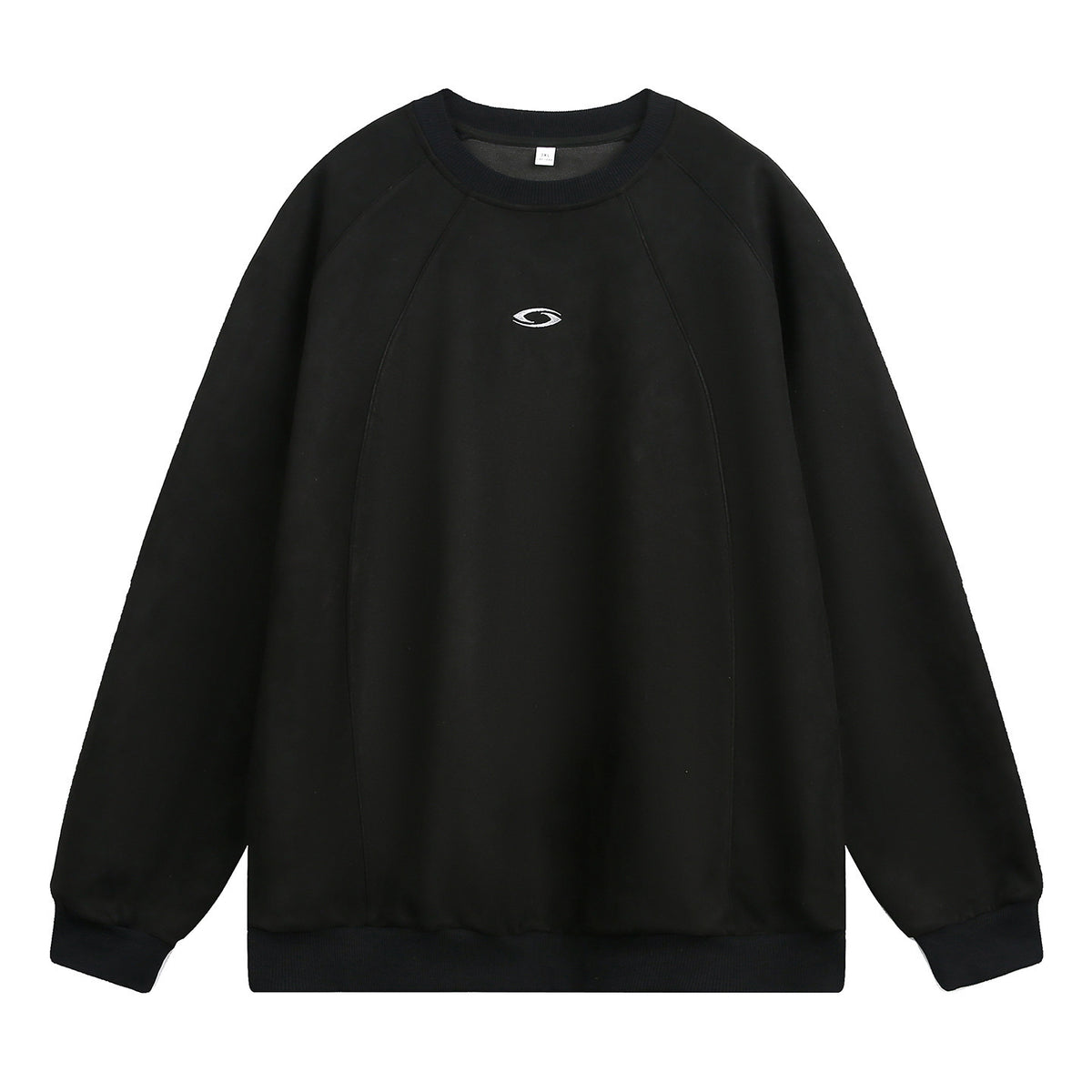 Men’s Faux Suede Crew Neck Sweatshirt – Heavyweight Fall & Winter Pullover