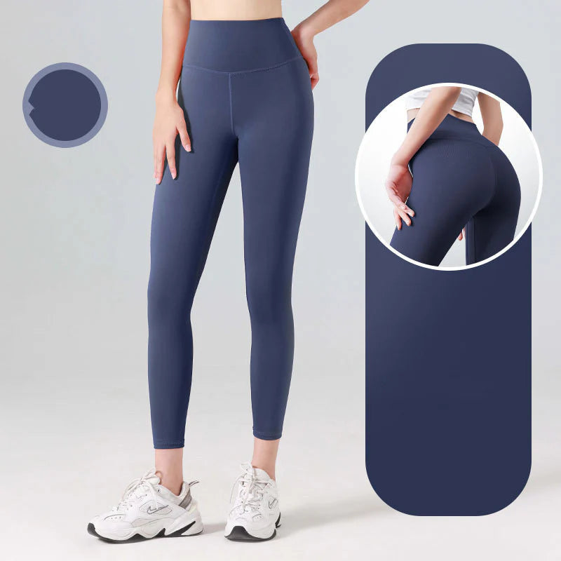 Women’s High-Waisted Seamless Peach-Lift Yoga Pants – Sculpting, Cooling & Flexible