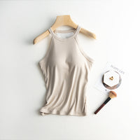 Back-Shaping Padded Spaghetti Strap Camisole – Sculpting Support & Seamless Comfort