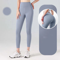 Women’s High-Waisted Seamless Peach-Lift Yoga Pants – Sculpting, Cooling & Flexible
